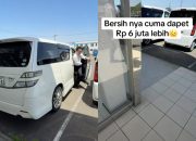 Kolase foto mobil milik WNI hanya laku Rp7 juta saat dijual di Jepang. (TikTok/@heniihens)