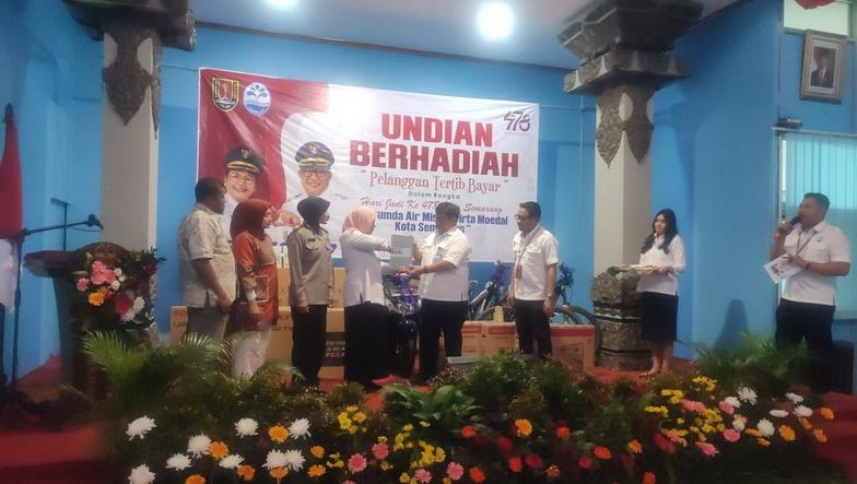 PDAM Tirta Moedal Semarang Gelar Undian Bagi Pelanggan Tertib Bayar