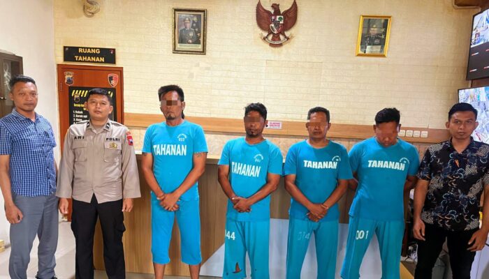 Polda Jateng Tangkap Empat Anggota Ormas GRIB JAYA Perusak Aset PT KAI di Semarang