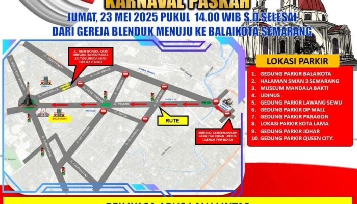 Ada Karnaval Paskah, KAI Daop 4 Semarang Imbau Penumpang Datang Lebih Awal ke Stasiun