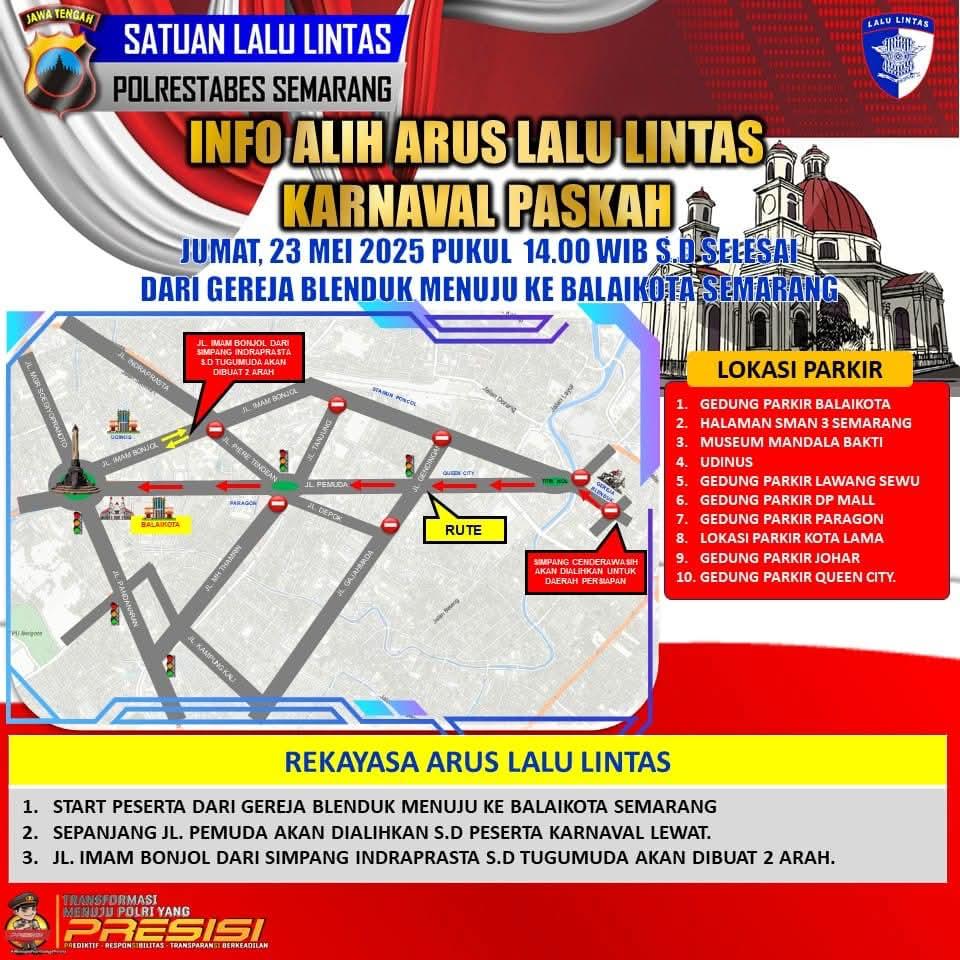 Ada Karnaval Paskah, KAI Daop 4 Semarang Imbau Penumpang Datang Lebih Awal ke Stasiun