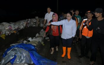 Walikota Semarang Turun Lapangan Cek Tanggul Laut yang Jebol di Pelabuhan Tanjung Mas