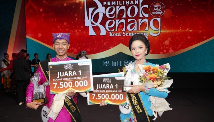 Sevaldo Bargi Putra dan Mutia Dewi Larasati Terpilih Jadi Denok Kenang 2025 Kota Semarang