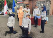 Unik! Prosesi Pengukuhan Pegawai Baru Dishub Semarang, Jalan Kaki dari Balaikota ke Mako Hingga Penyiraman Air Suci