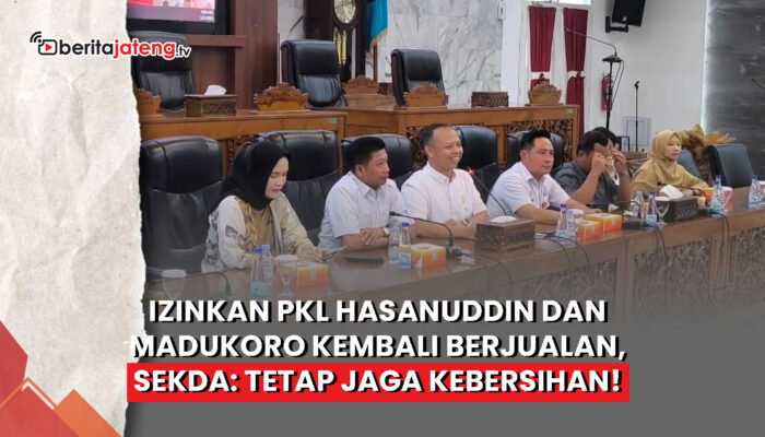 Video Sekda Kota Semarang Izinkan PKL Hasanuddin dan Madukoro Kembali Berjualan