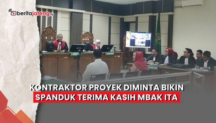 Video Kontraktor Proyek Pemkot Semarang Diminta Bikin Spanduk Terima Kasih Mbak Ita