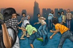 Ilustrasi tawuran. (ant)