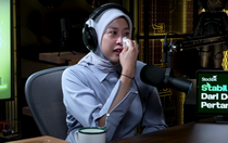 Megawati Hangestri dalam sesi podcast Close The Door. (YouTube/Deddy Corbuzier)