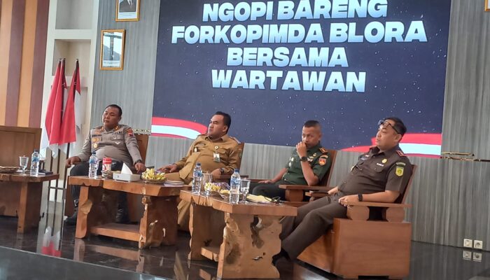 Ingin Masukan Awak Media Terserap By Data, Pemkab Blora Ajak Wartawan Ngopi Bareng Forkopimda
