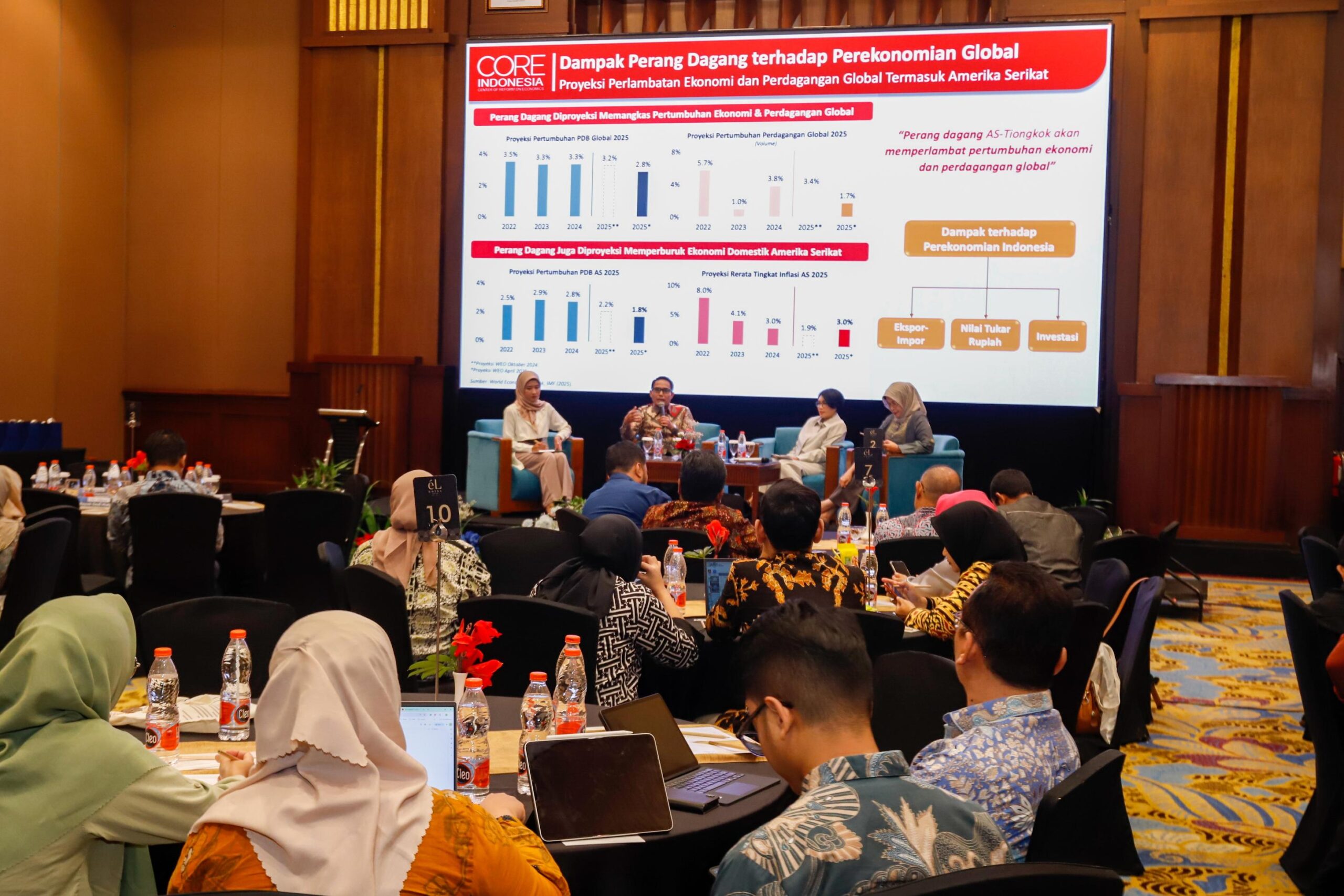 diskusi publik gempuran tarif AS