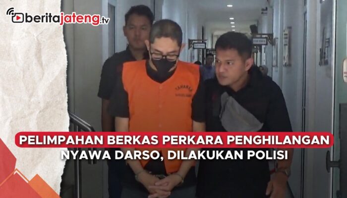 Video Oknum Polisi Pelaku Pembunuhan Darso Diserahkan Kejaksaan