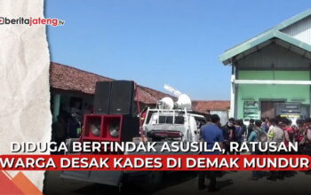 Video Diduga Berbuat Asusila, Warga Desa Wonoagung Demak Desak Kades Mundur