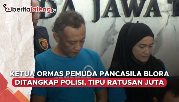 Video Ketua Pemuda Pancasila Blora Ditangkap, Tipu Ratusan Juta