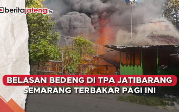 Video Belasan Bedeng TPA Jatibarang Semarang Terbakar, Diduga Akibat Kelalaian Memasak