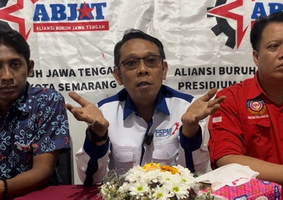 ketua DPW FSPMI jateng Aulia Hakim