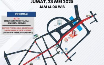 Info Rute dan Rekayasa Lalu Lintas Karnaval Paskah 2025 Kota Semarang