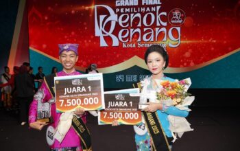 Sevaldo Bargi Putra dan Mutia Dewi Larasati Terpilih Jadi Denok Kenang Kota Semarang