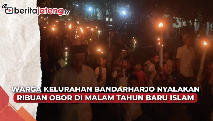 Video Warga Bandarharjo Semarang Nyalakan Ribuan Obor Sambut Satu Sura
