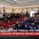 Video Mapolda Jateng Penuh, 916 Preman Diciduk dalam Operasi Aman Candi