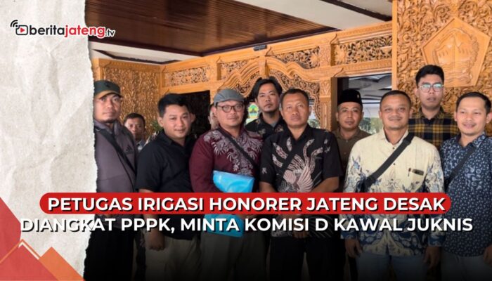 Video Petugas Irigasi Honorer Jateng Minta Komisi D Kawal Juknis Pengangkatan