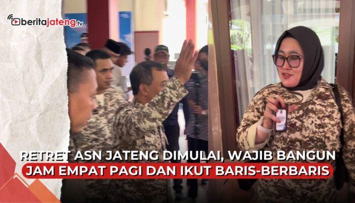 Video Retret ASN Jateng, Peserta Wajib Bangun Pukul 04.00 dan Baris