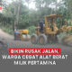 Video Bikin Jalan Rusak, Warga Cegat Alat Berat Milik Pertamina