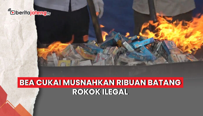 Video Bea Cukai Musnahkan Jutaan Rokok Ilegal