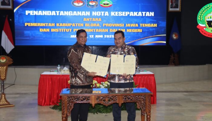 Kembangkan SDM dan Tata Kelola Pemda, Pemkab Blora Jalin Kerja Sama Strategis dengan IPDN