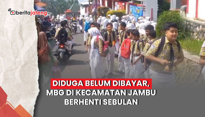 Video Diduga Belum Dibayar, MBG di Jambu Ambarawa Berhenti Sebulan