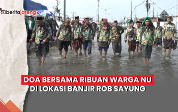 Video Desak Presiden Prabowo, Ribuan Warga NU Demak Gelar Doa Bersama di Lokasi Rob Sayung