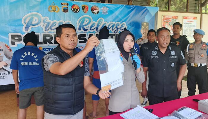 Polres Salatiga Ringkus Empat Sekawan Pencuri Uang di Gerai ATM, Begini Modus Kejahatannya