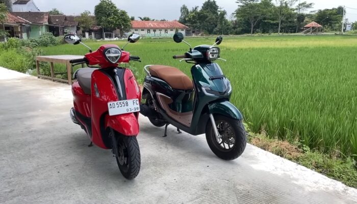 Adu Spesifikasi Honda Stylo 160 vs Yamaha Grand Filano, Mending Motor Bertenaga atau Nyaman?