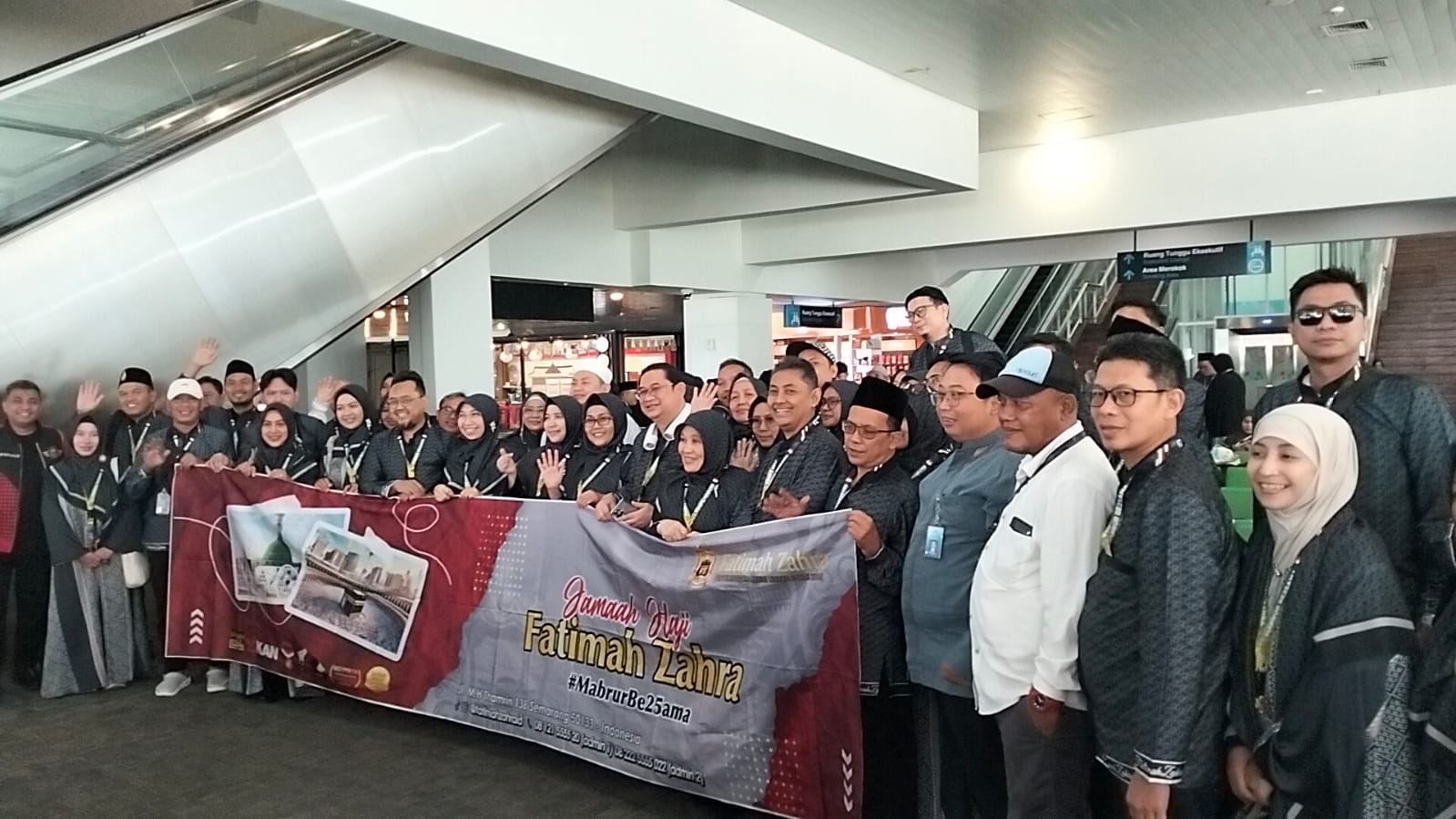 91 Jamaah Kloter Terakhir Fatimah Zahra Berangkat ke Tanah Suci