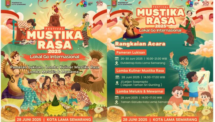 Catat! Kota Semarang Hadirkan Resep Bung Karno dalam Festival Mustika Rasa