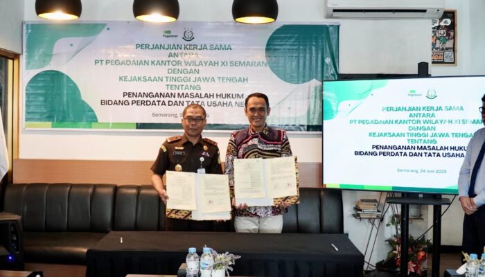 Pegadaian Kanwil XI Semarang dan Kejati Jateng Jalin Sinergi Hukum untuk Penguatan Tata Kelola Perusahaan
