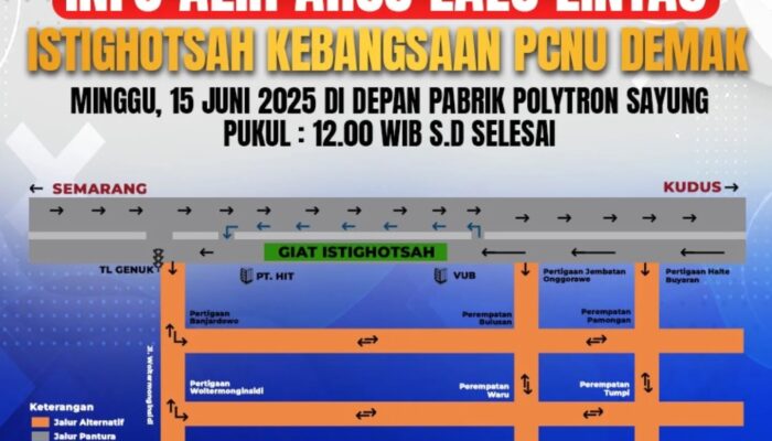 Ribuan Warga NU Gelar Istighosah di Lokasi Rob Sayung Demak, Simak Jalur Alternatifnya