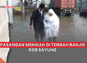 menikah di banjir rob Sayung