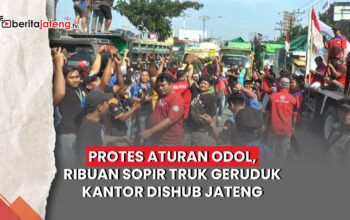 Video Protes Aturan Zero ODOL, Ribuan Sopir Truk Demo Bikin Macet 9 Kilometer