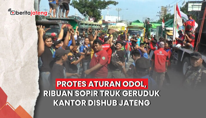 Video Protes Aturan Zero ODOL, Ribuan Sopir Truk Demo Bikin Macet 9 Kilometer