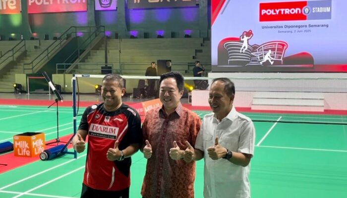 Polytron Stadium Diresmikan, Undip Kini Punya GOR Bulu Tangkis Bertaraf Internasional