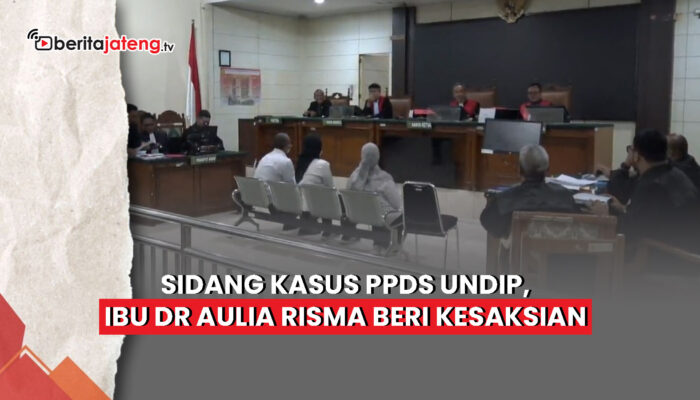 Video Sidang Kasus PPDS Undip, Ibu dr Aulia Risma Beri Kesaksian