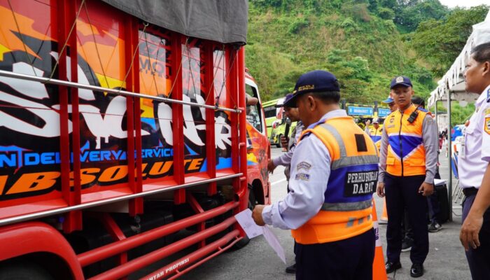 Awasi Angkutan Barang, PT TMJ Dukung Operasi Penertiban Kendaraan ODOL di Rest Area 429
