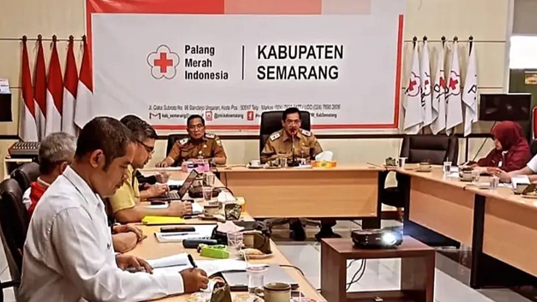 Kepala Markas PMI Kabupaten Semarang, Tri Astanto di Ungaran, Semarang, Jawa Tengah, Rabu 4 Juni 2025. (Bowo Pribadi/beritajateng.tv)