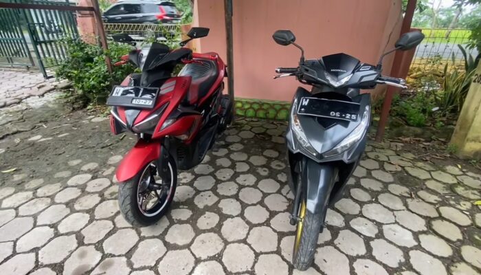 Komparasi Yamaha Aerox 155 vs Honda Vario 150, Spesifikasi Lebih Unggul Mana?