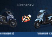 Perbandingan Honda Beat 2025 vs Yamaha Gear Ultima 125 Hybrid, Mana Skutik Entry Level Terbaik?