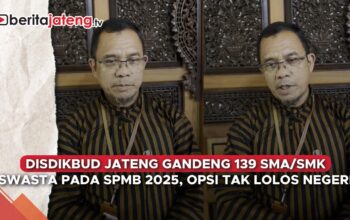 Video Disdikbud Jateng Gandeng 139 SMA/SMK Swasta di SPMB 2025
