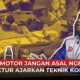 Video Naik Motor jangan Asal Ngerem, Instruktur Ajarkan Teknik Kombinasi