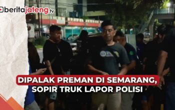 sopir truk dipalak preman