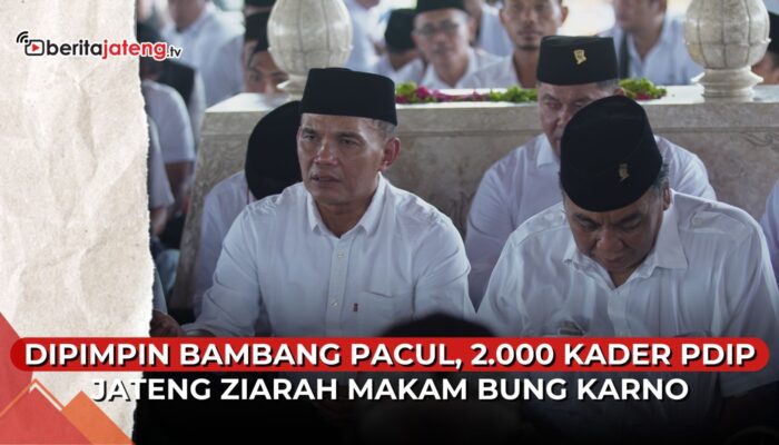 Video Bambang Pacul Pimpin 2.000 Kader PDIP Jateng Ziarah Makam Bung Karno
