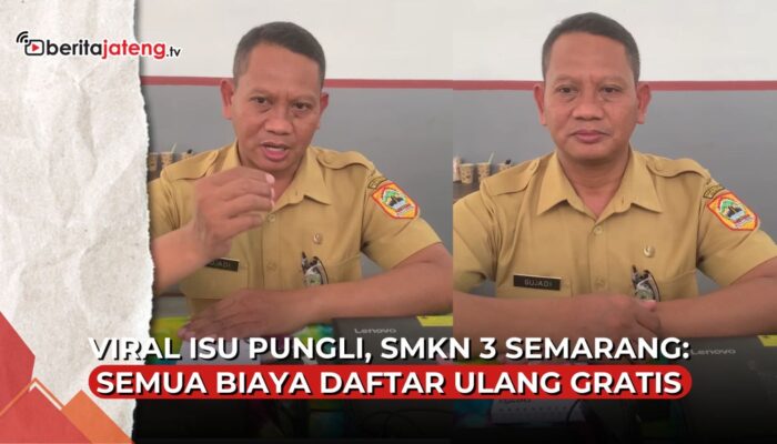 Video Viral Isu Pungli SPMB, SMKN 3 Semarang Tegaskan Daftar Ulang Gratis